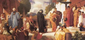 Captive Andromache by Lord Frederick Leighton Oil Painting