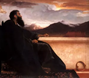 David at Rest painting by Lord Frederick Leighton