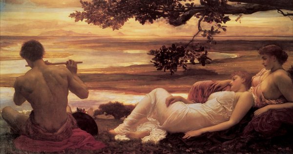 Main Product Photo of Idyll Painting by Lord Frederick Leighton