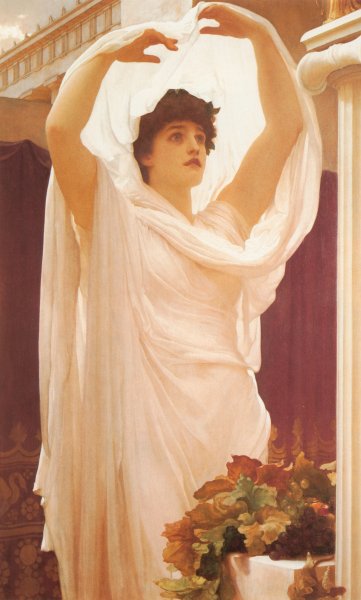 Invocation by Lord Frederick Leighton - Hand-Painted Oil Painting Reproduction