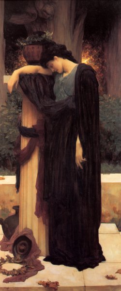 Lachrymae Oil painting by Lord Frederick Leighton