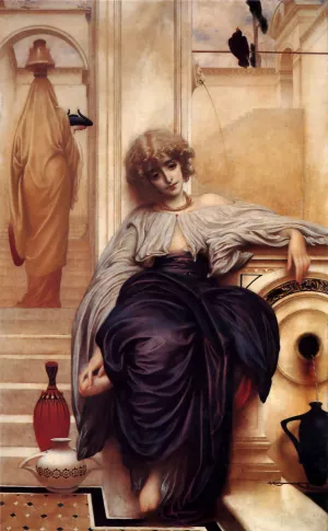 Lieder Ohne Worte by Lord Frederick Leighton Oil Painting