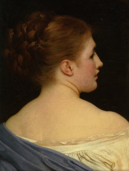 Lily by Lord Frederick Leighton - Hand-Painted Oil Painting Reproduction
