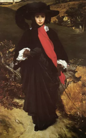 May Sartoris by Lord Frederick Leighton Oil Painting