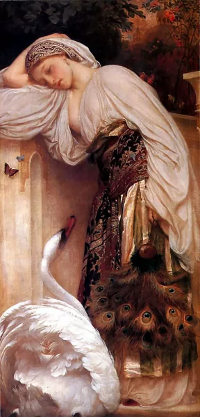 Odalisque painting by Lord Frederick Leighton