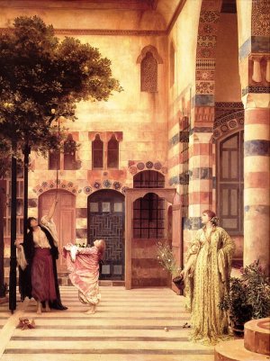 Old Damascus, Jew's Quarter by Lord Frederick Leighton Oil Painting