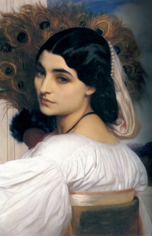 Pavonia Oil painting by Lord Frederick Leighton