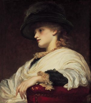 Phoebe Oil painting by Lord Frederick Leighton