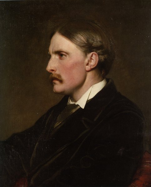 Portrait of Henry Evans Gordon by Lord Frederick Leighton - Hand-Painted Oil Painting Reproduction