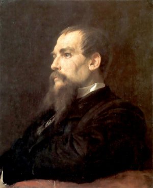 Richard Burton Oil painting by Lord Frederick Leighton
