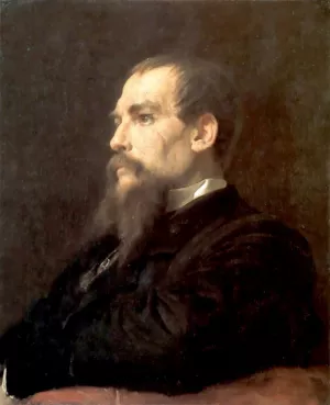 Richard Burton Oil painting by Lord Frederick Leighton