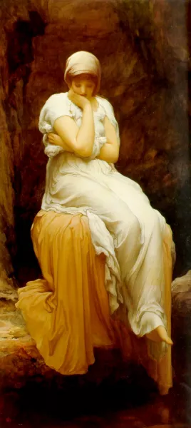 Solitude by Lord Frederick Leighton Oil Painting