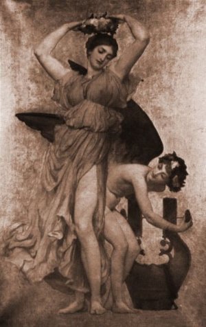 Study II Oil painting by Lord Frederick Leighton