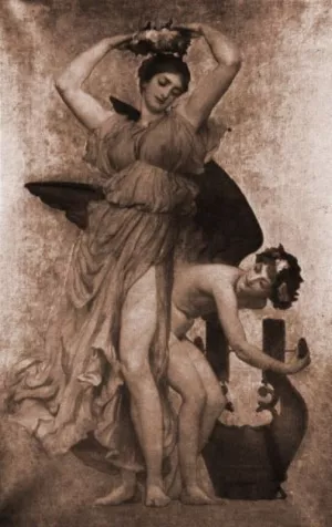 Study II Oil painting by Lord Frederick Leighton