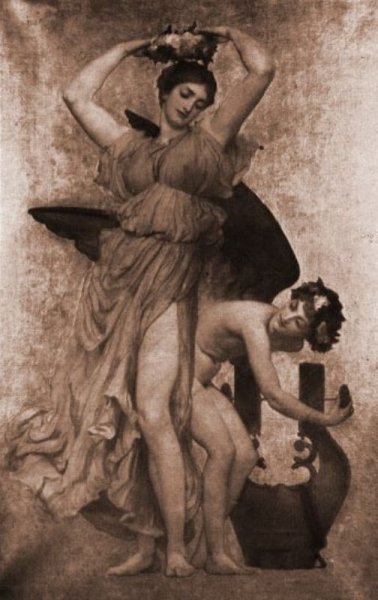 Study II by Lord Frederick Leighton - Hand-Painted Oil Painting Reproduction