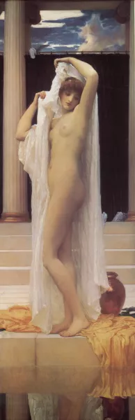 The Bath of Psyche by Lord Frederick Leighton Oil Painting