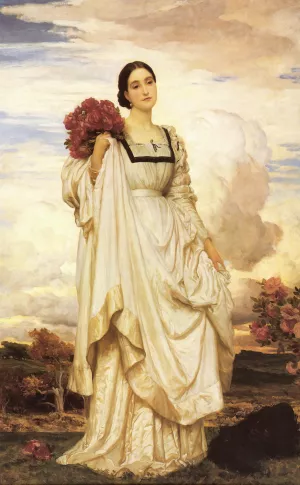 The Countess Brownlow by Lord Frederick Leighton - Oil Painting Reproduction