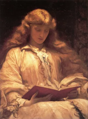 The Maid with the Yellow Hair by Lord Frederick Leighton Oil Painting
