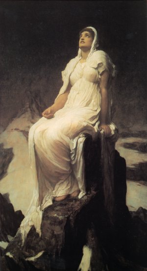 The Spirit of the Summit Oil painting by Lord Frederick Leighton