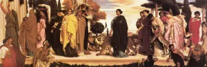 The Syracusan Bride by Lord Frederick Leighton - Oil Painting Reproduction