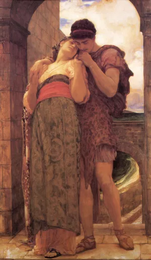 Wedded by Lord Frederick Leighton Oil Painting