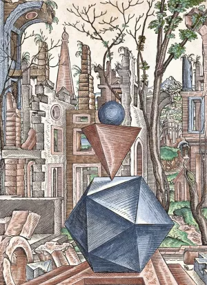 Geometria et Perspectiva 05 by Lorenz Stoer Oil Painting