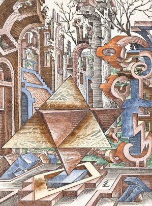 Geometria et Perspectiva 06 by Lorenz Stoer Oil Painting