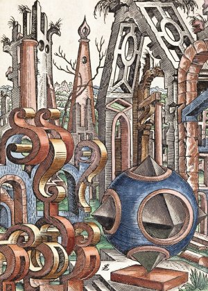 Geometria et Perspectiva 08 by Lorenz Stoer Oil Painting