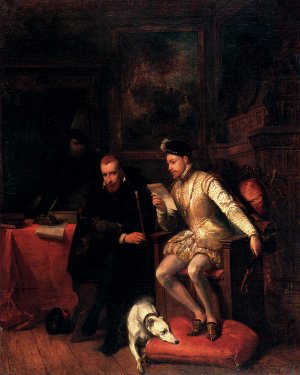 Wise Counsel by Lorenzo Delleani Oil Painting