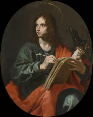 Saint John The Evangelist by Lorenzo Lippi Oil Painting