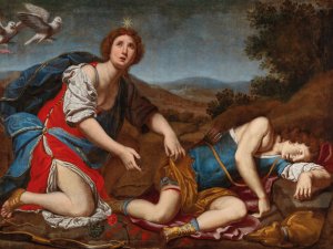 The Death of Adonis by Lorenzo Lippi Oil Painting
