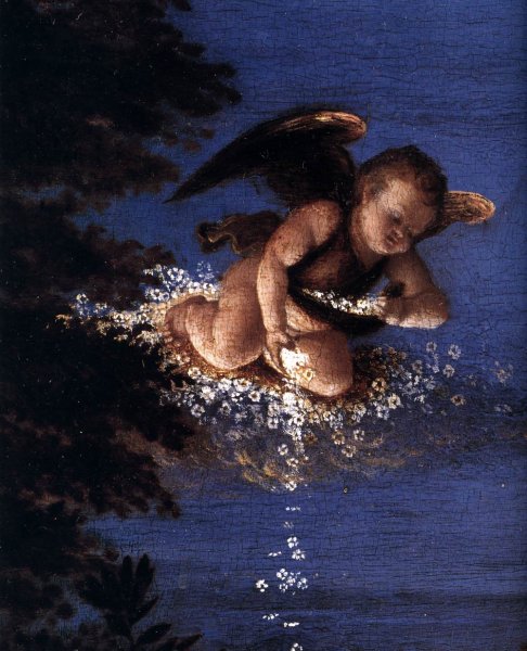 Main Product Photo of Allegory of Chastity Detail Painting by Lorenzo Lotto