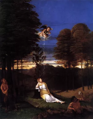 Allegory of Chastity (Maiden's Dream) by Lorenzo Lotto - Oil Painting Reproduction