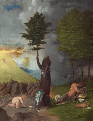 Allegory of Virtue and Vice by Lorenzo Lotto Oil Painting