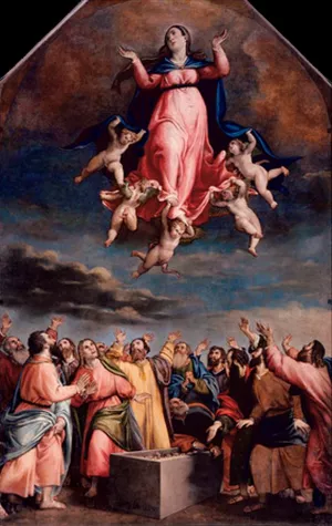 Assumption of the Virgin by Lorenzo Lotto Oil Painting