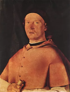 Bishop Bernardo de Rossi Oil painting by Lorenzo Lotto