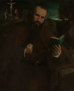Brother Gregorio Belo of Vicenza Oil painting by Lorenzo Lotto