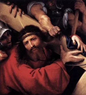 Christ Carrying the Cross Oil painting by Lorenzo Lotto