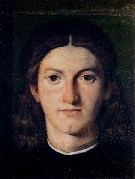 Head of a Young Man by Lorenzo Lotto - Hand-Painted Oil Painting Reproduction