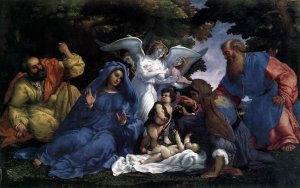 Holy Family with Angels