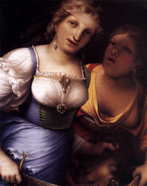 Main Product Photo of Judith with the Head of Holofernes Painting by Lorenzo Lotto