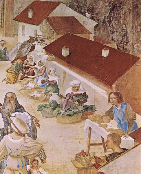 Main Product Photo of Legend of St Barbara Detail Painting by Lorenzo Lotto