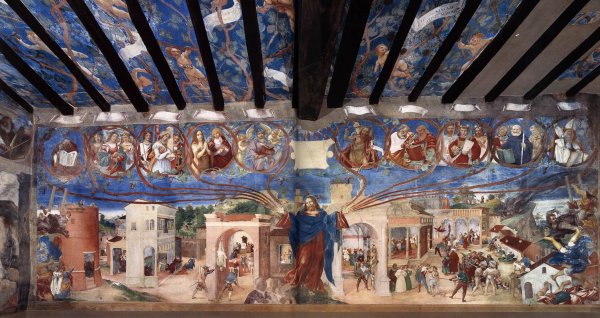 Main Product Photo of Legend of St Barbara North Wall Painting by Lorenzo Lotto
