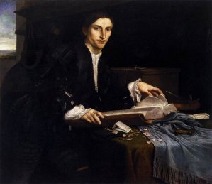 Portrait of a Gentleman in His Study