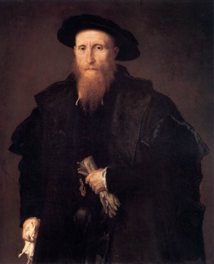 Portrait of a Gentleman with Gloves