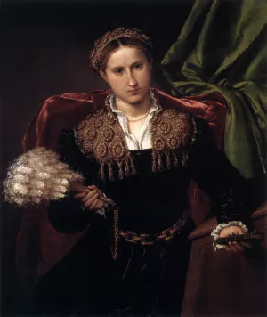 Portrait of Laura da Pola Oil painting by Lorenzo Lotto