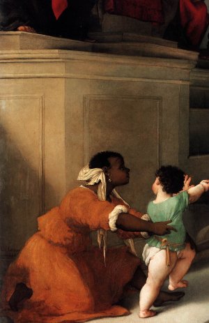 St Lucy Altarpiece Detail Oil painting by Lorenzo Lotto