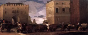 Teams of Oxen by Lorenzo Lotto - Oil Painting Reproduction