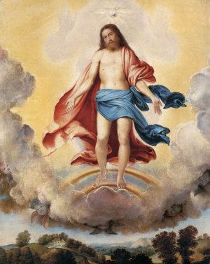 The Trinity by Lorenzo Lotto Oil Painting