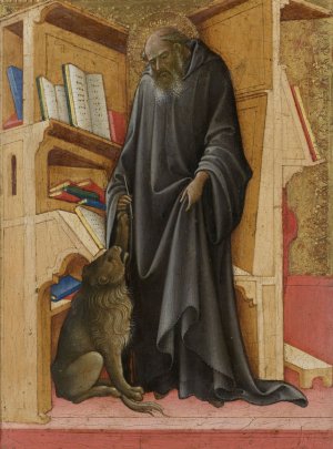 Saint Jerome in his Study by Lorenzo Monaco Oil Painting